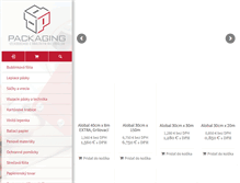 Tablet Screenshot of packaging.sk